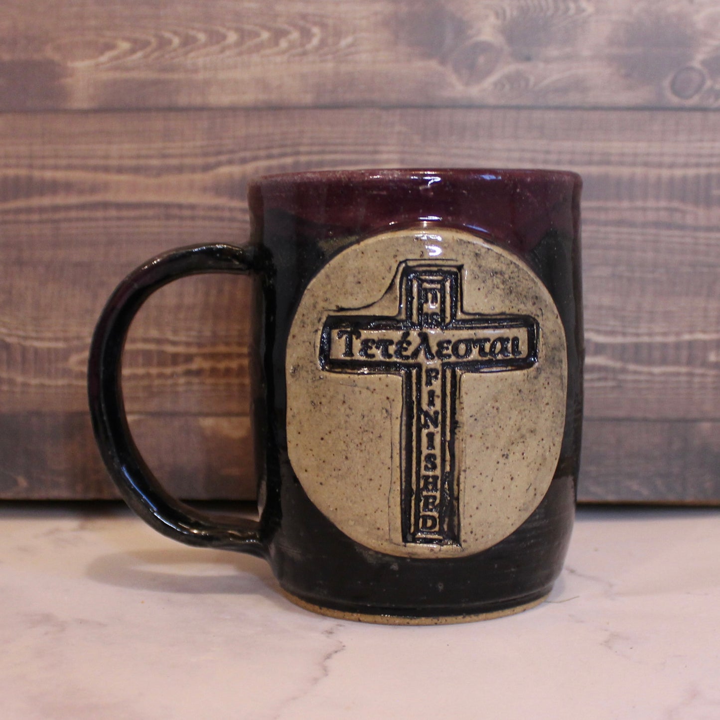 “It Is Finished” Cross Mug