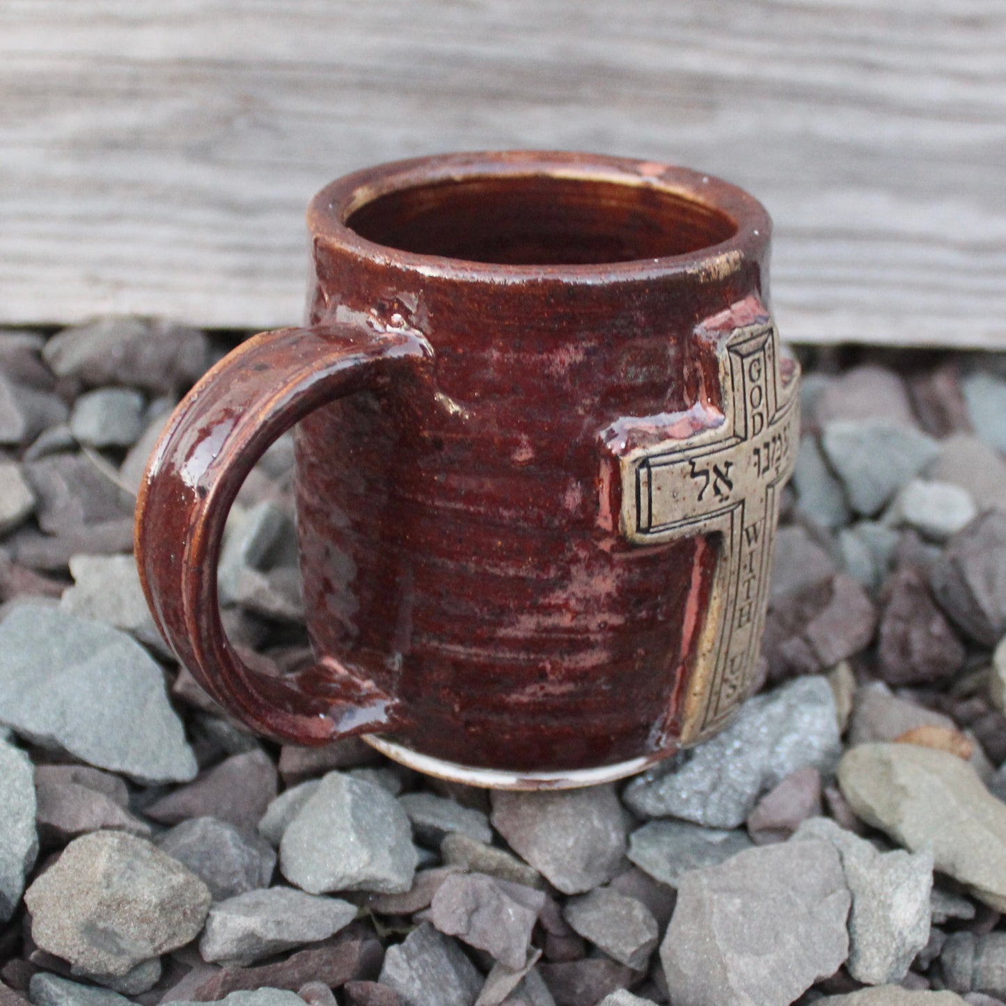 “God With Us” Cross Mug