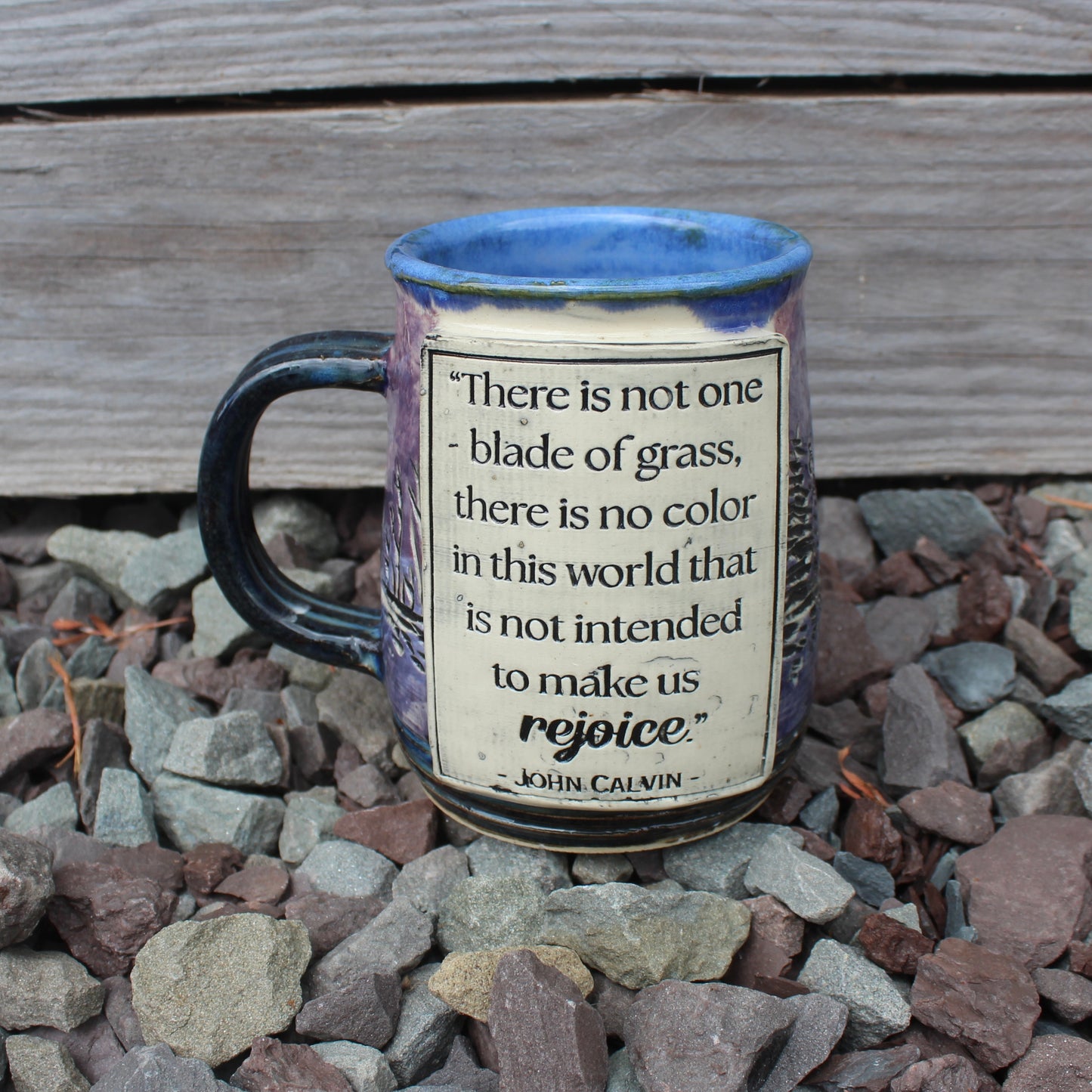 Calvin “Rejoice” Mug
