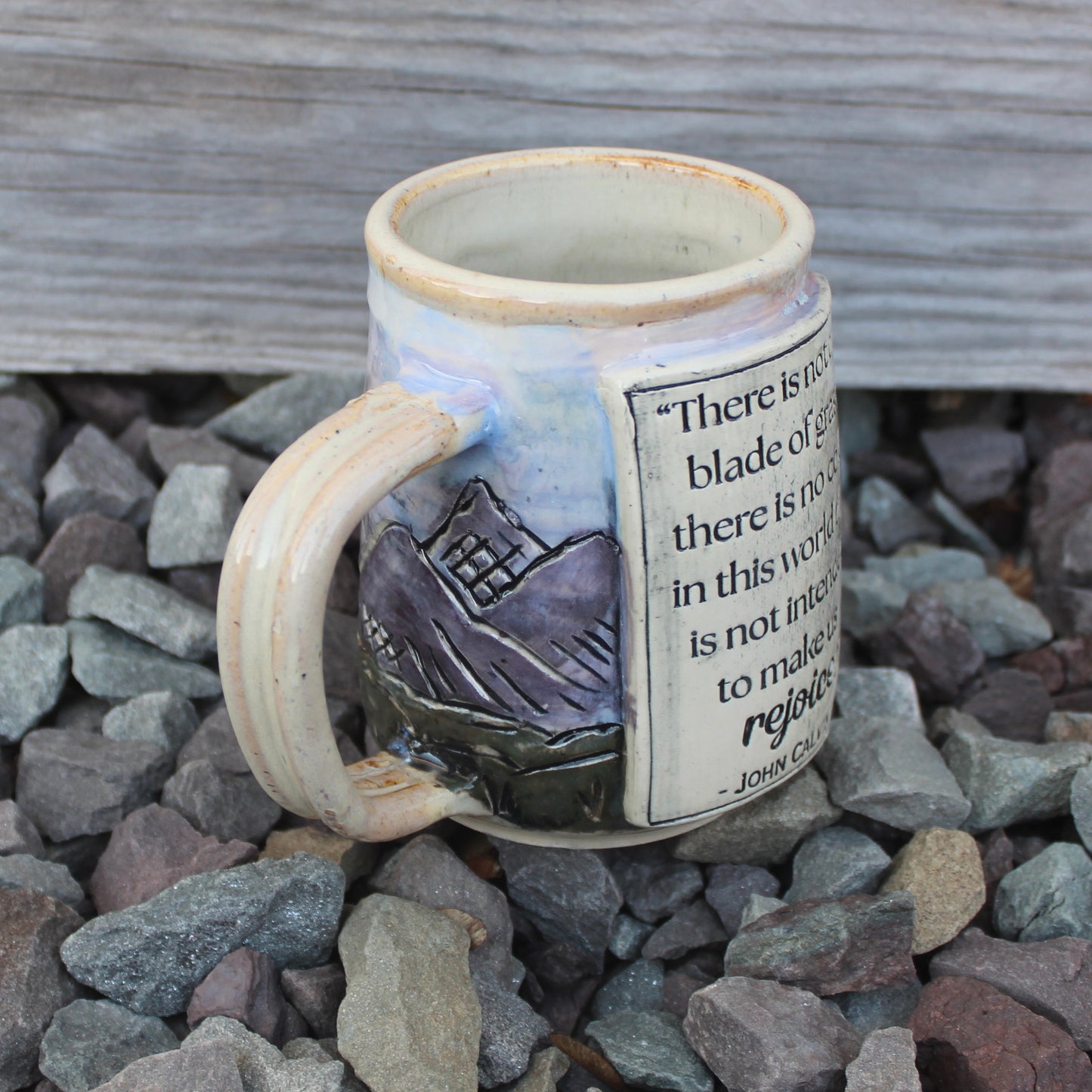 Calvin “Rejoice” Mug