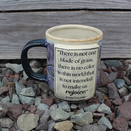 Calvin “Rejoice” Mug