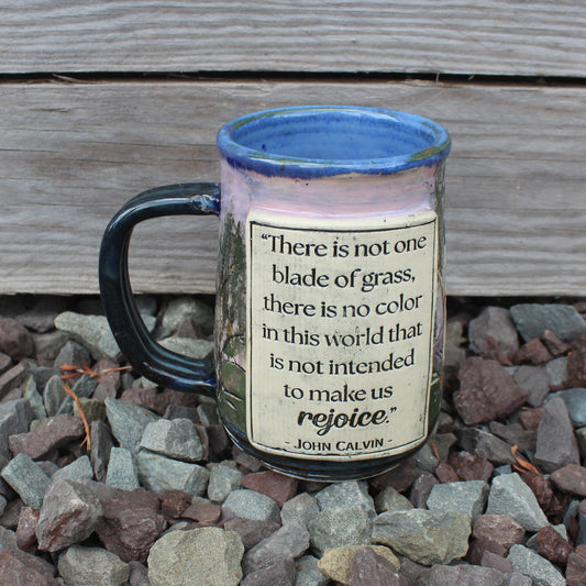 Calvin “Rejoice” Mug