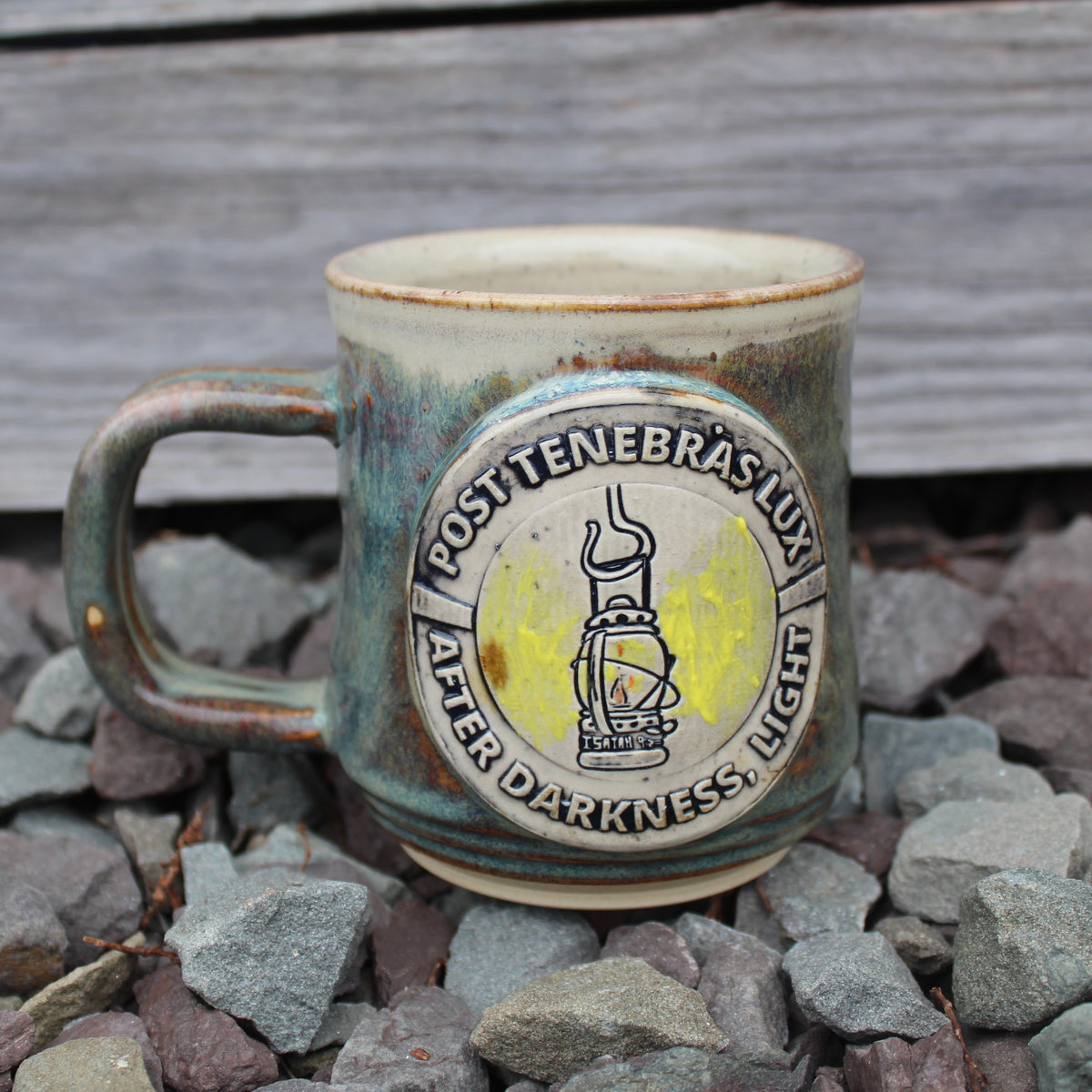 Post Tenebras Lux Mug