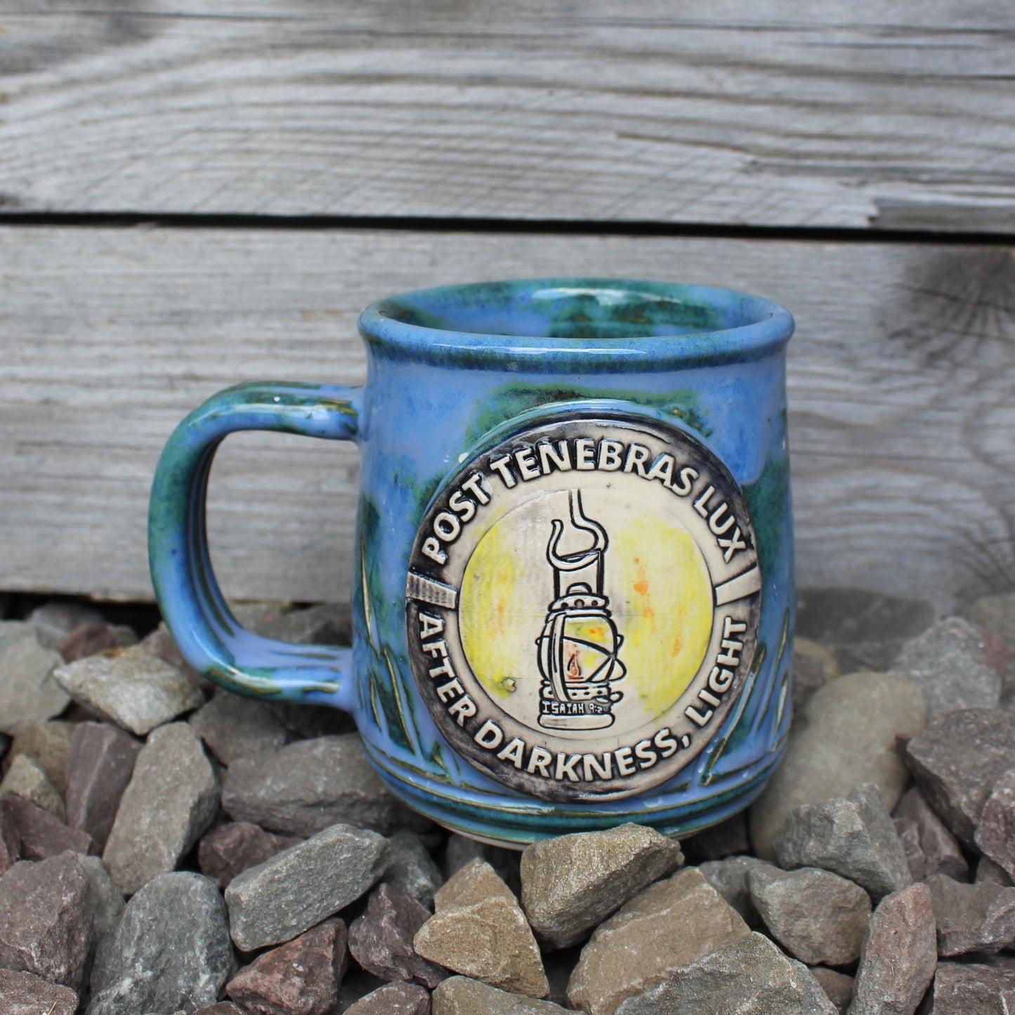 Post Tenebras Lux Mug