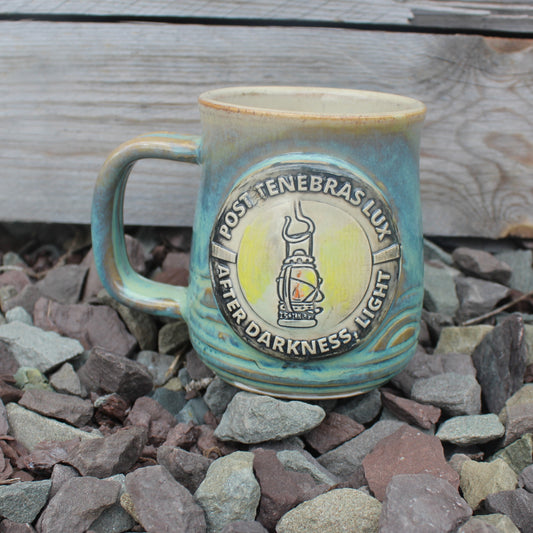 Post Tenebras Lux Mug