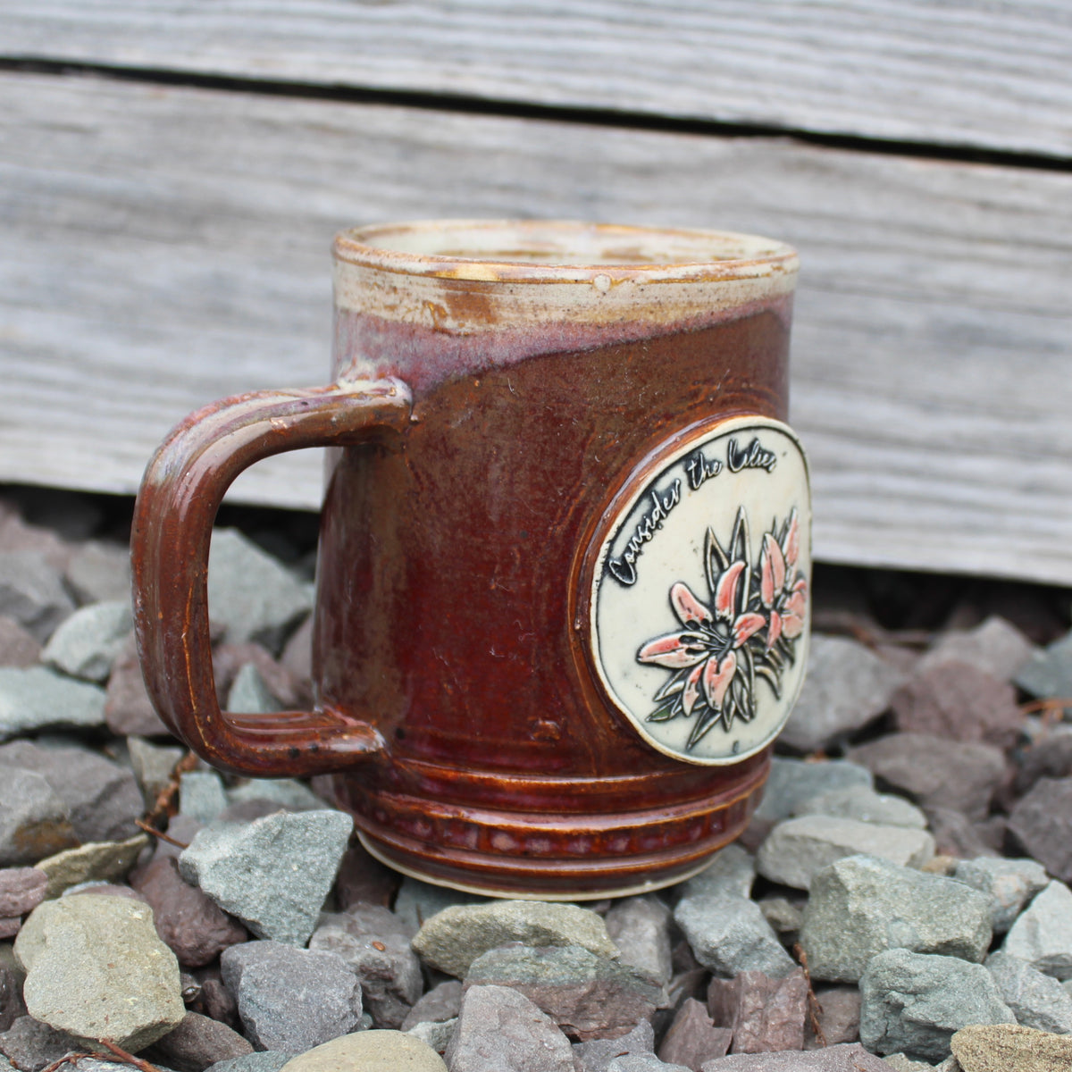 Consider the Lilies Mug