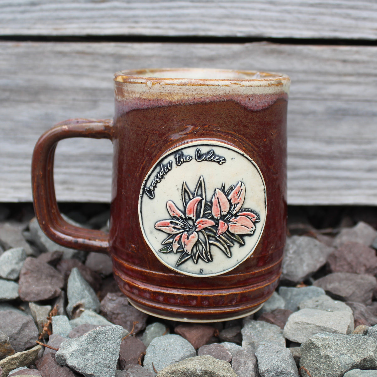 Consider the Lilies Mug