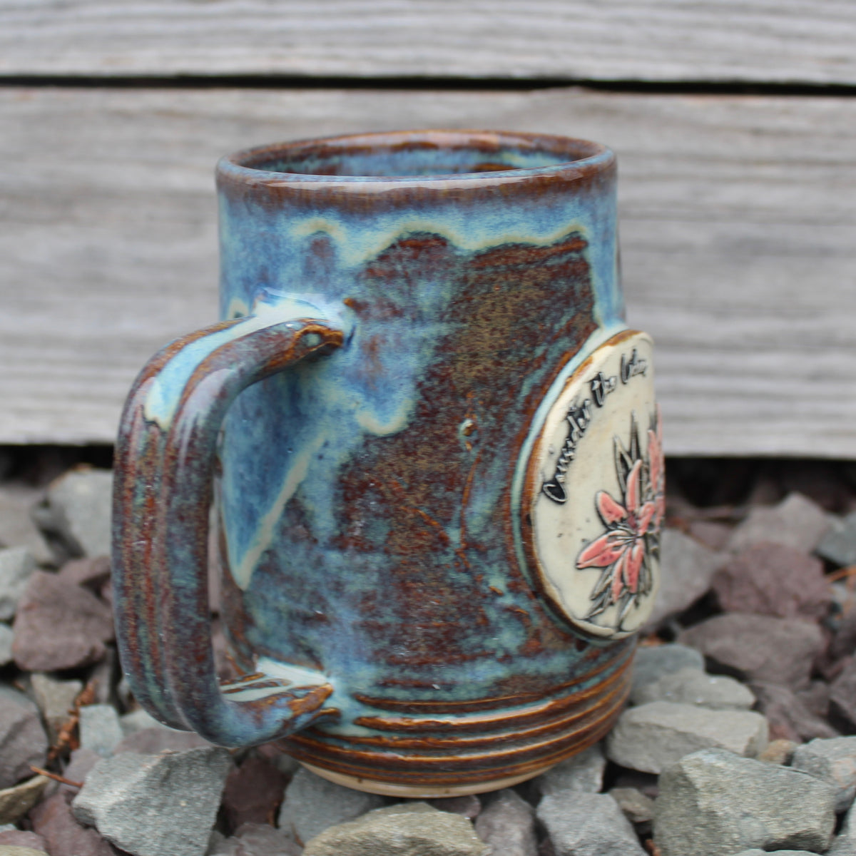 Consider the Lilies Mug