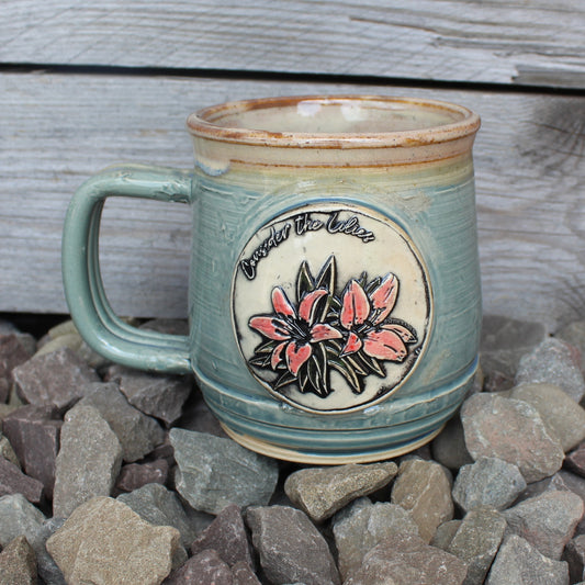 Consider the Lilies Mug