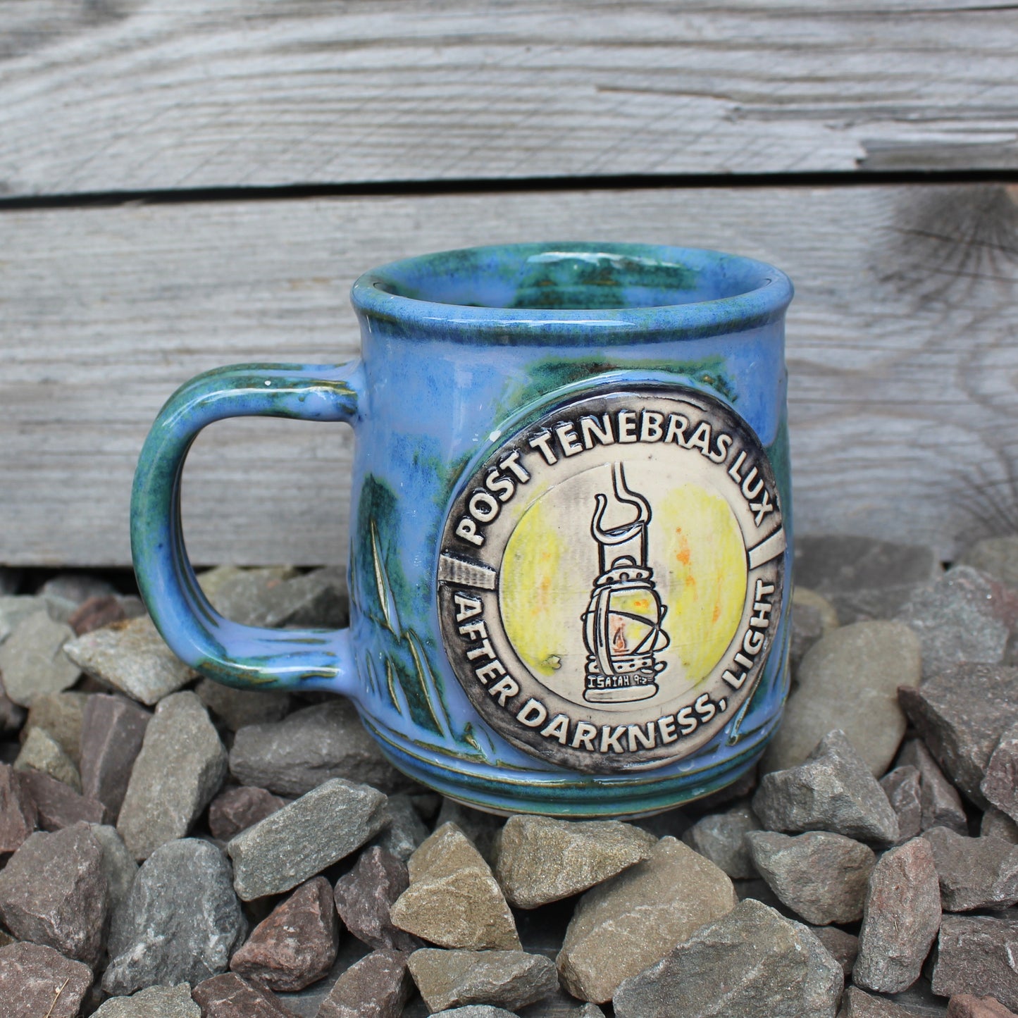 Post Tenebras Lux Mug