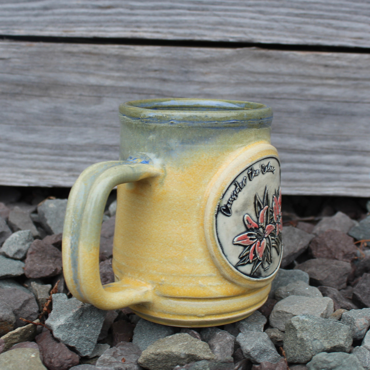 Consider the Lilies Mug