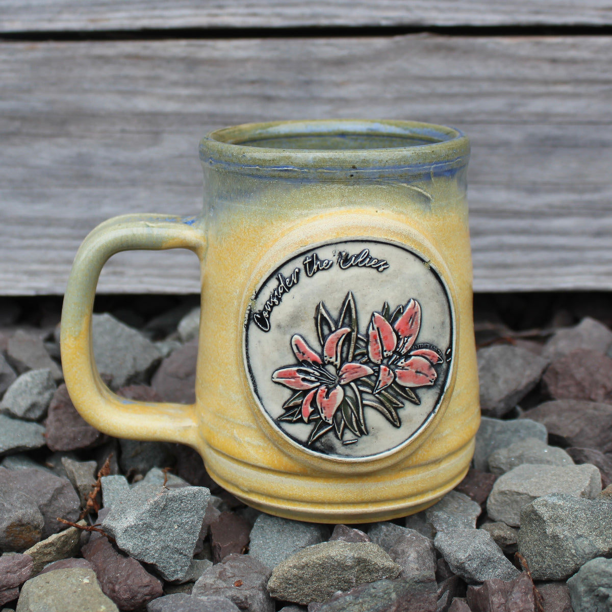 Consider the Lilies Mug