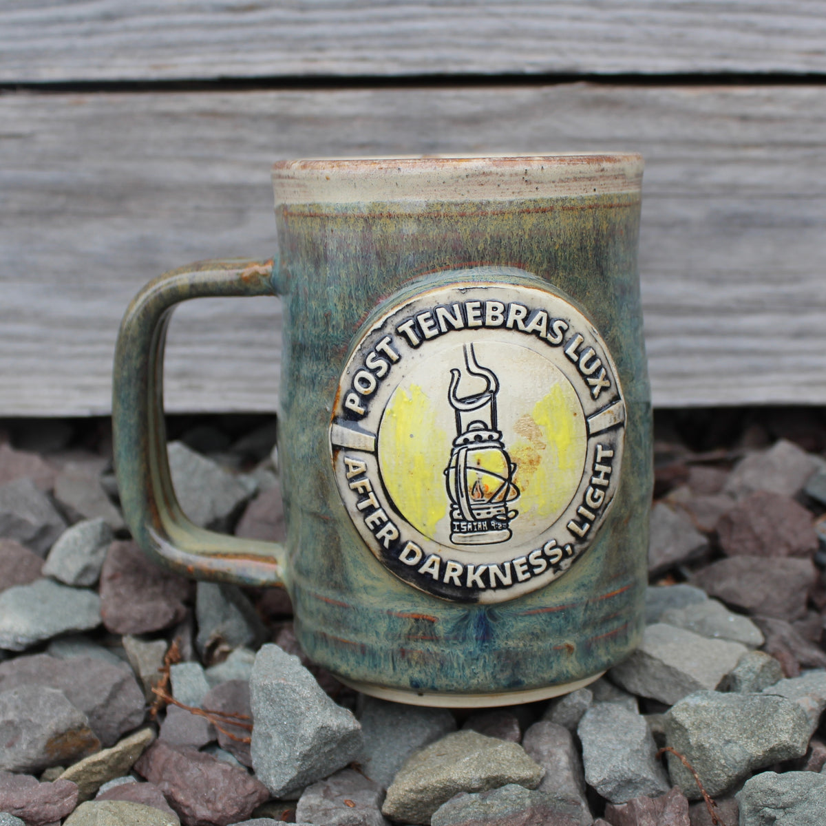 Post Tenebras Lux Mug