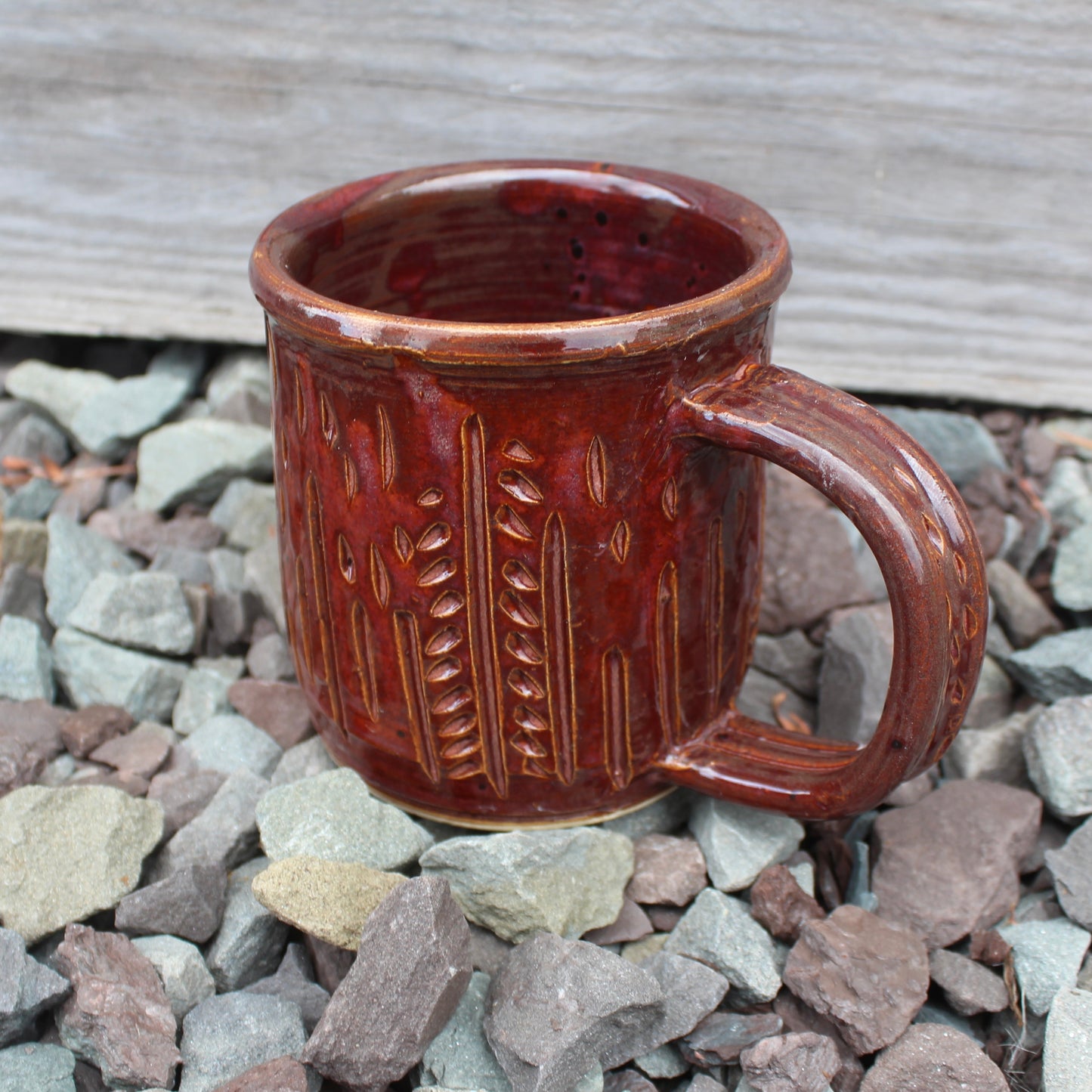 Carved Mug