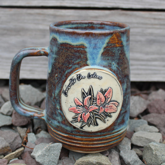 Consider the Lilies Mug