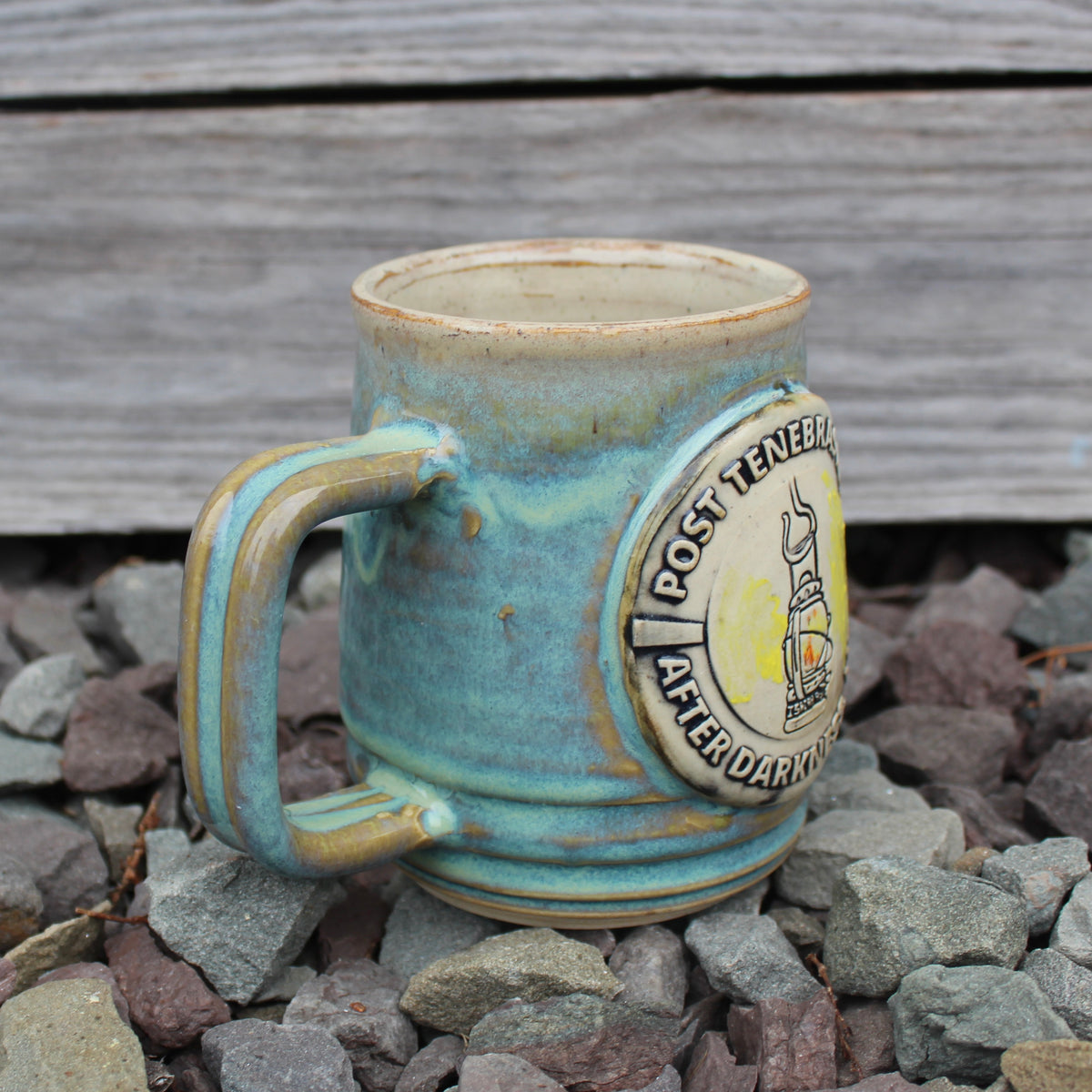 Post Tenebras Lux Mug