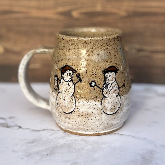 Calvin & Luther Snowmen Mug
