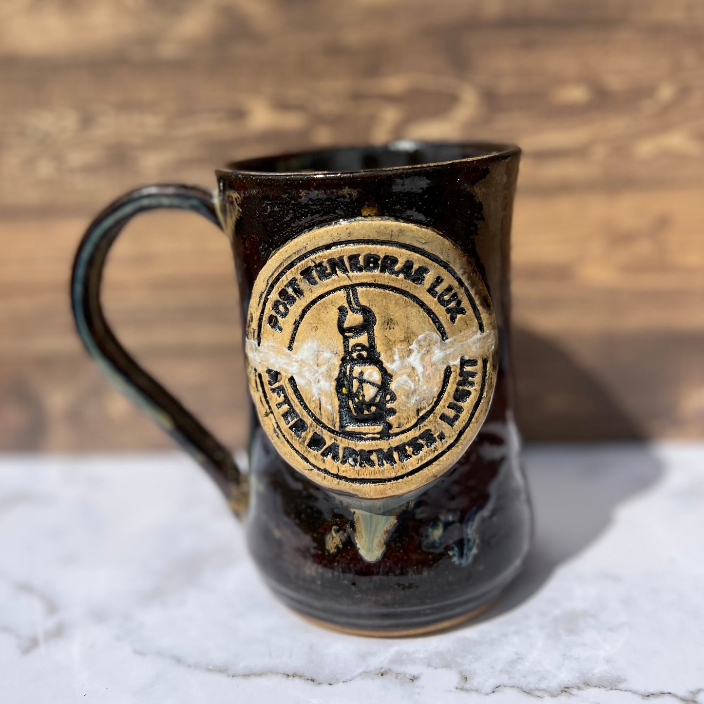 Post Tenebras Lux Mug